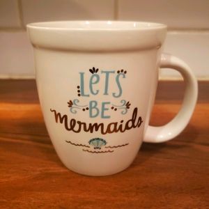 Natural Life "Let's Be Mermaids" White Teal Gold L